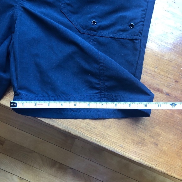 Maxine Shorts W Size 8 Black Boardshorts Button Closure Coastal Minimalist - Picture 13 of 13